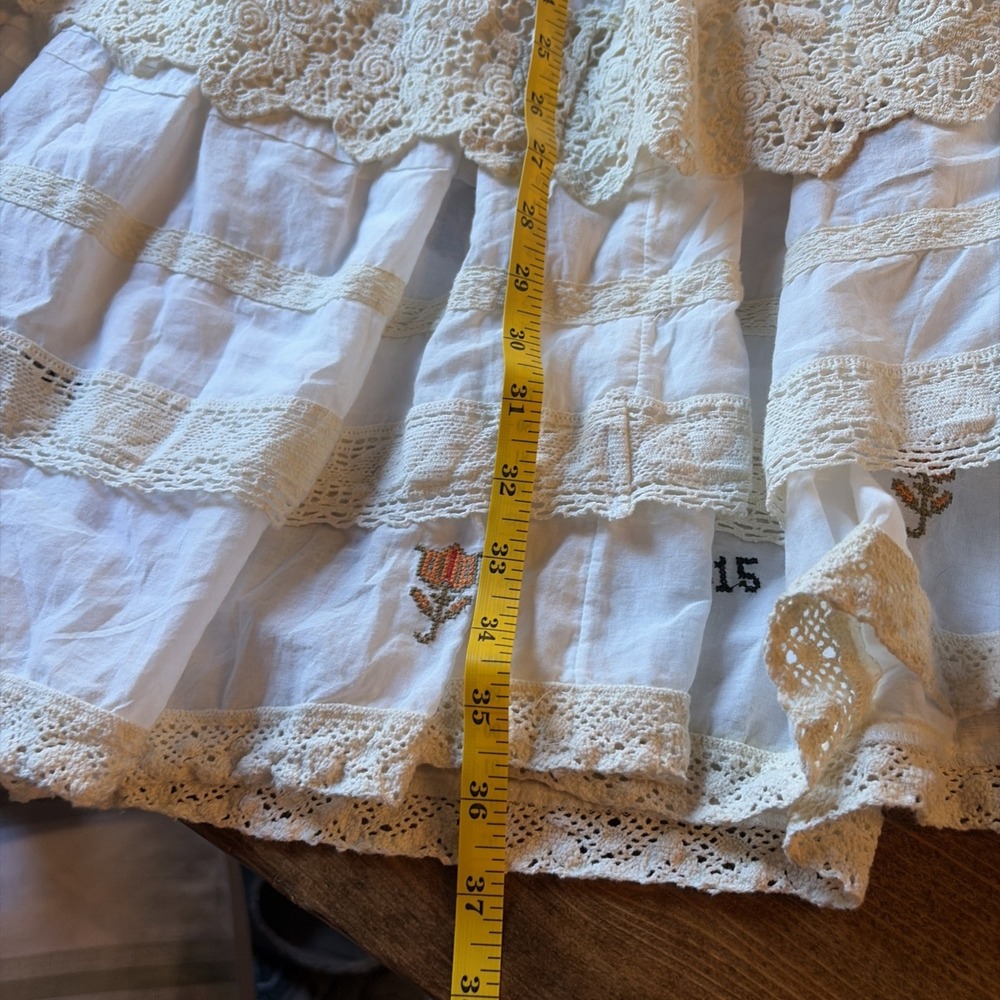 Kimchi Blue Embroidered Lace Horse Bohemian Cottagecore Skirt Women's Size XL - Picture 8 of 8